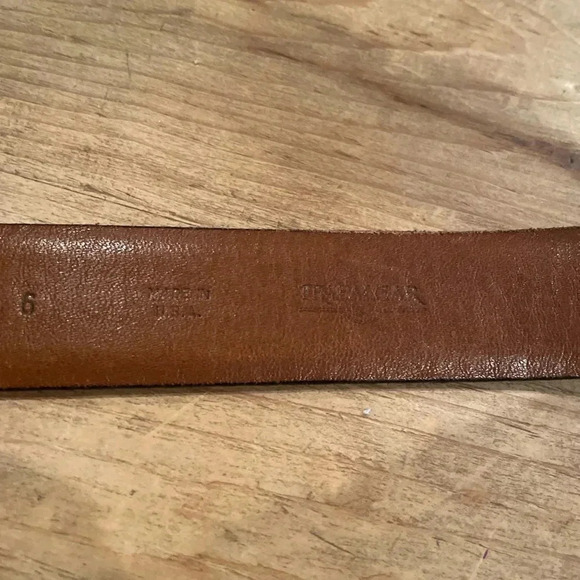 NWOT Trafalgar Unisex leather/black/silver belt Made in USA Men’s 32 - Picture 7 of 11